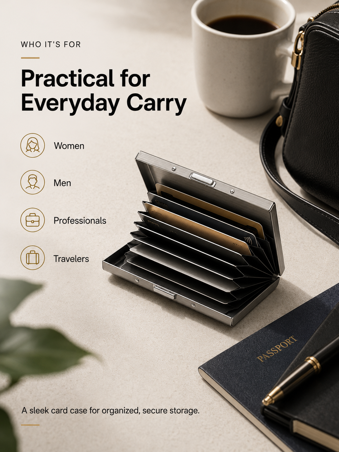 Hot Sale RFID Blocking Metal Card Holder