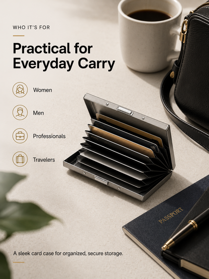 Hot Sale RFID Blocking Metal Card Holder