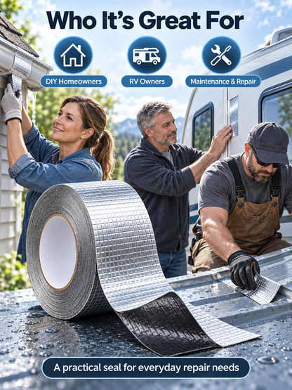 🛠️ Heavy-Duty Butyl Waterproof Repair Tape