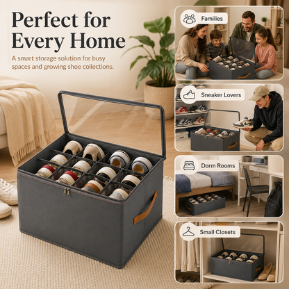 👟 Collapsible Shoe Storage Organizer