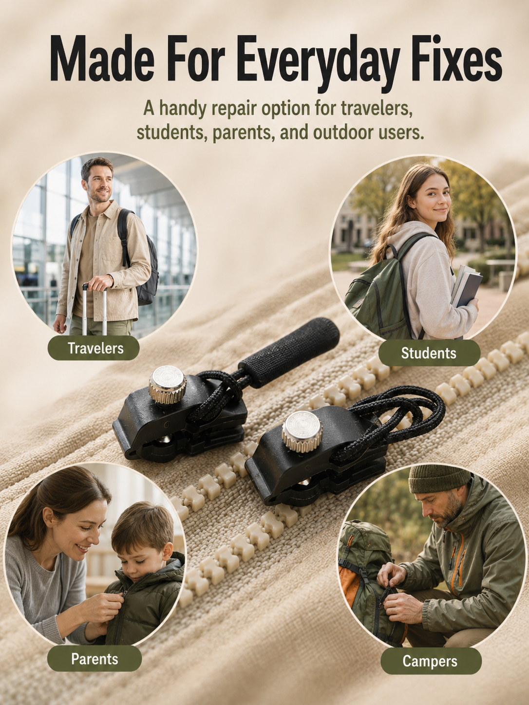 🧵Universal Detachable Zipper Repairer