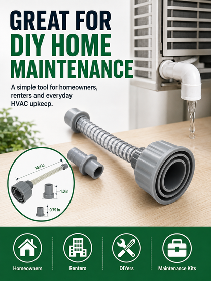 ⚡ Unclog AC Drain Lines Fast – Wet Vac Drain Cleaning Adapter