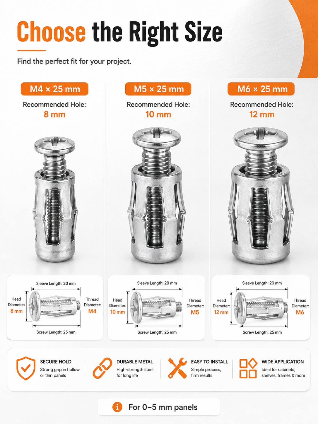 🔧Hollow Wall Expansion Anchor Screw Set