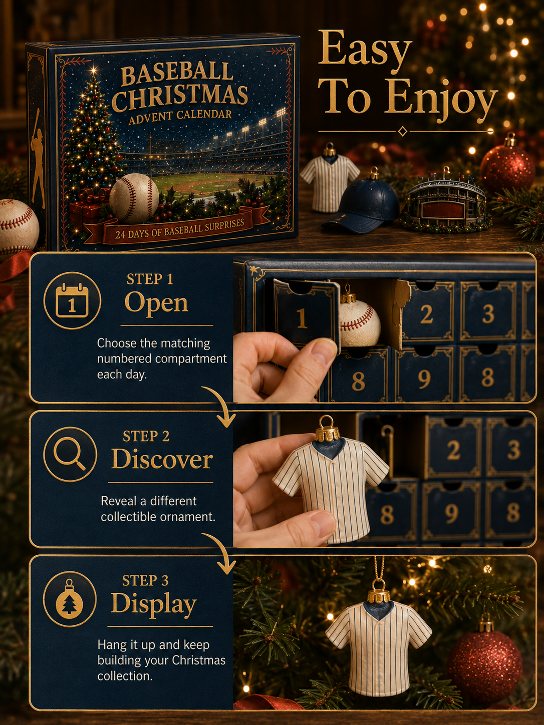 ⚾Baseball Christmas Advent Calendar