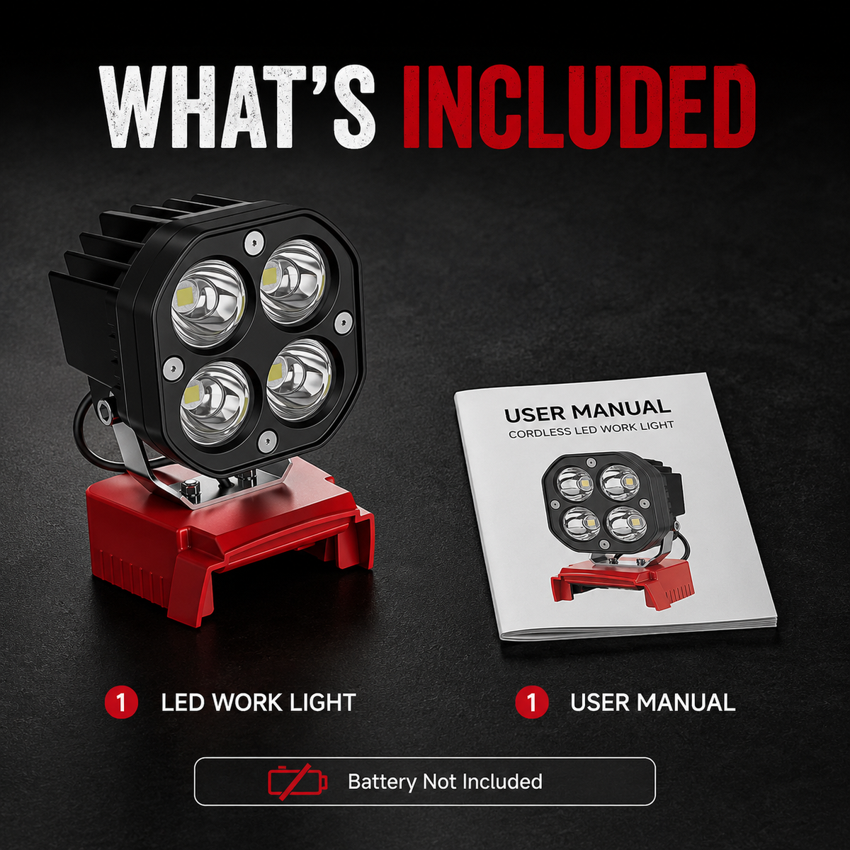 🏕️ Omni-Directional Magnetic LED Pod Light