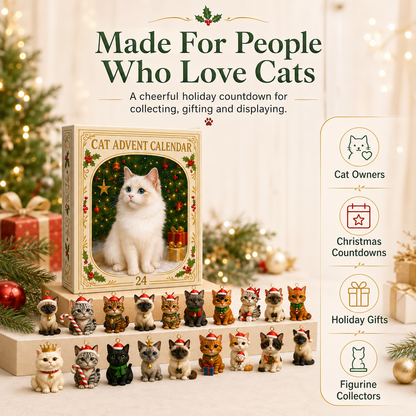 🐱🎄Advent Calendar 2026 Cat Advent Calendar - Giftfor Adults Friends CatOwners and Lovers Christmas Holiday Countdown Gift