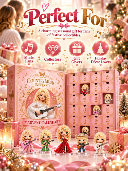 🎤💖 Dolly Advent Calendar — 24 Days of Country Glam & Collectible Surprises!
