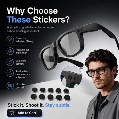 🔥Buy More Save More🔥LED Light Blocking Stickers - Laser-Cut, Low-Tack Restickable Covers (12 Pieces)