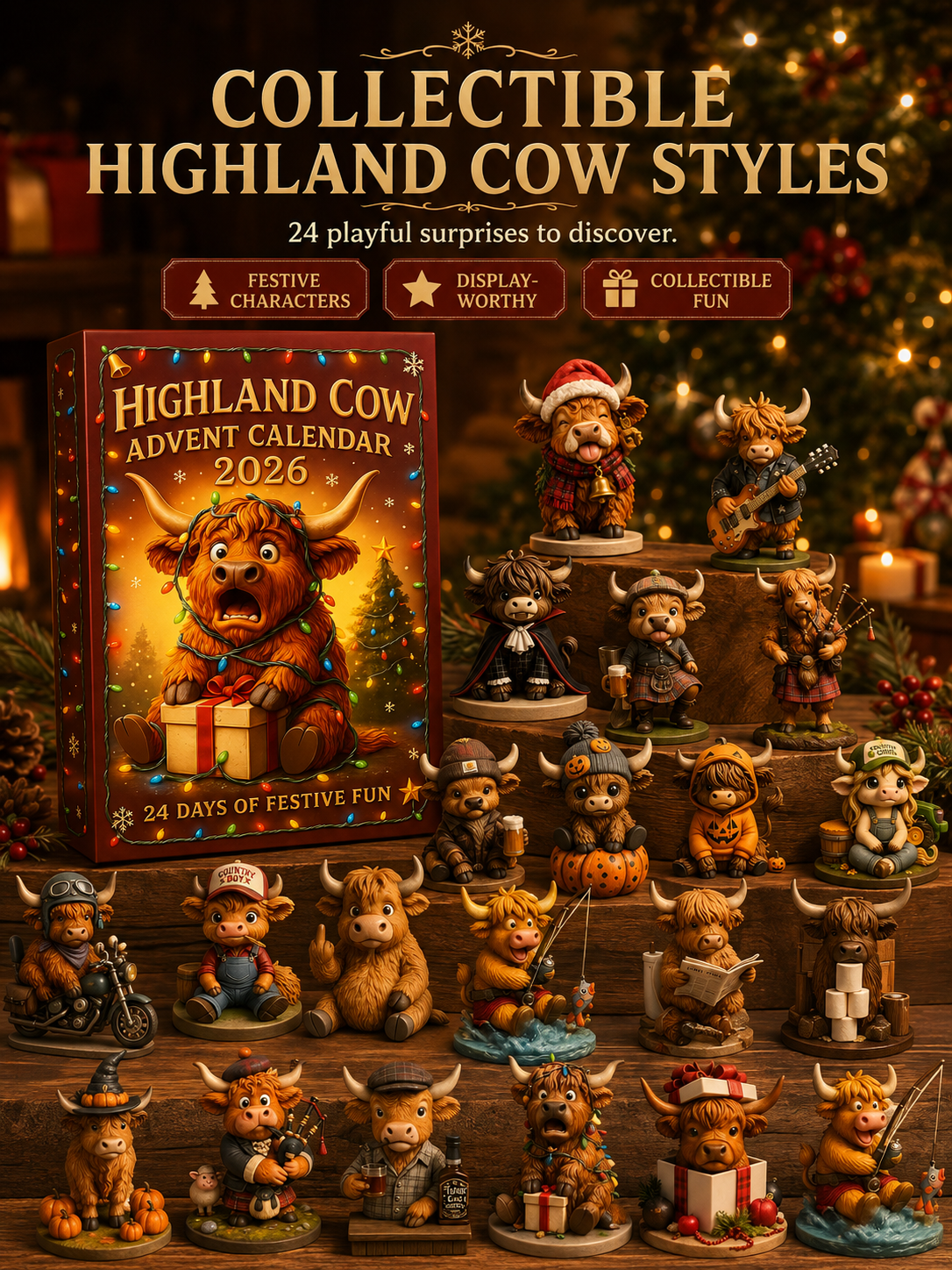 🎄🐮Highland Cow Advent Calendar 2026