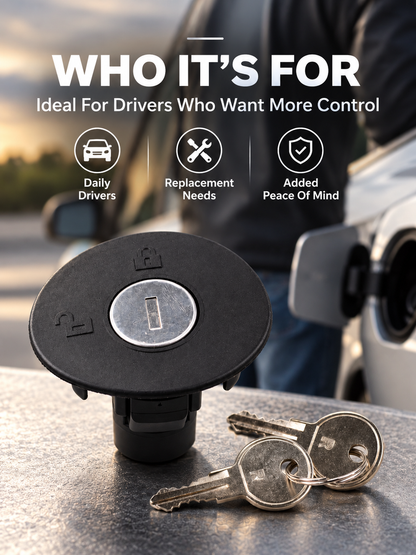 🔐 Locking Fuel Tank Cap with 2 Keys – Replacement Part 8U5Z-9C268-B