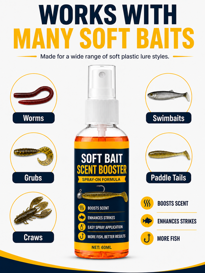 🎣Soft Bait Scent Booster Spray