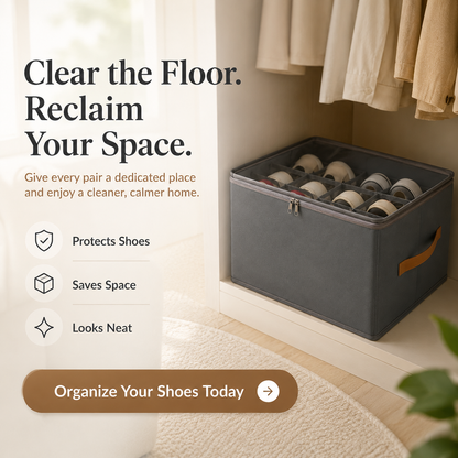👟 Collapsible Shoe Storage Organizer