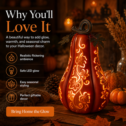 🎃Light-Up Halloween Gourd Decoration
