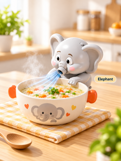 🐘 Hands-Free Food Cooling Fan – Cool Hot Meals Faster Without Blowing