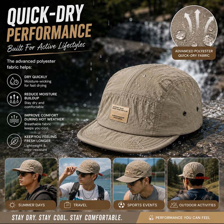 🔥49% OFF- 🧢 Vintage Japanese-Inspired Quick-Dry Breathable Snapback Cap