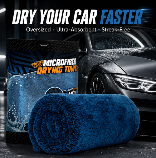 Lint-free, highly absorbent, thickened car wash towel