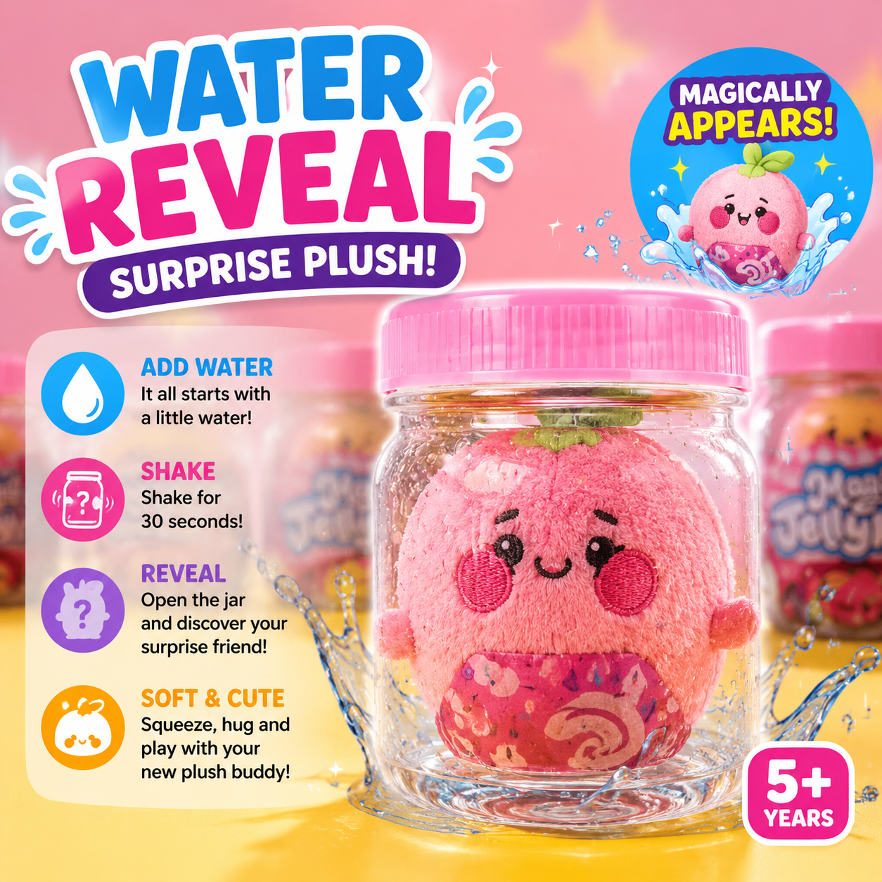 🎁 Magic Surprise Plush Jar 2026 – Cute Hidden Collectible Toy Gift For Kids