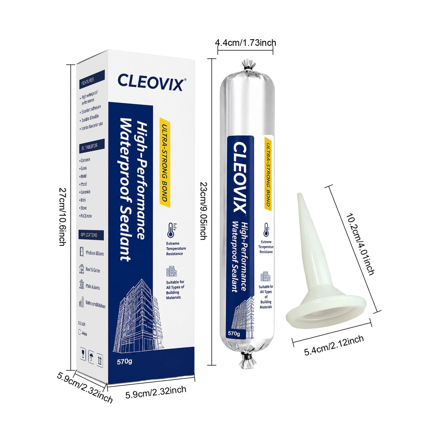💧 High-Performance Waterproof Sealant – Seal Leaks, Gaps & Joints with Ease