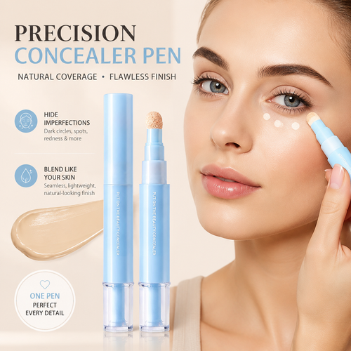 ✨ 2-in-1 Foundation & Concealer Pen – Smooth Buildable Coverage