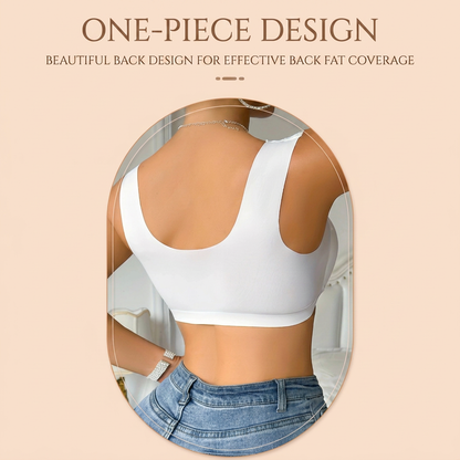 ☁️Big-size gathered front snap closure fixed cup lace bra-style bra
