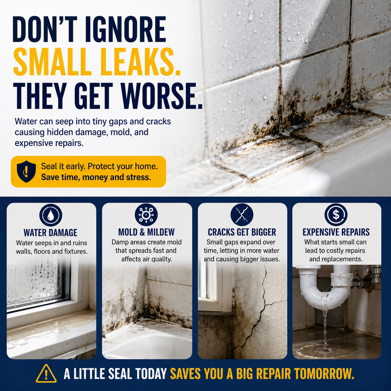 💧 High-Performance Waterproof Sealant – Seal Leaks, Gaps & Joints with Ease