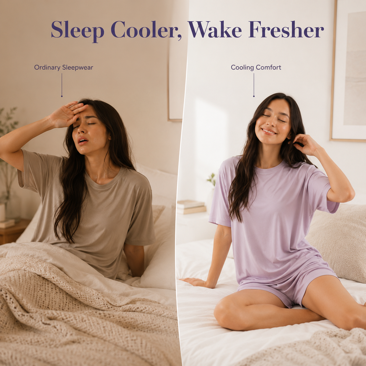 Beat the Heat: Ultra-Breathable Cooling Pajamas for All-Night Rest
