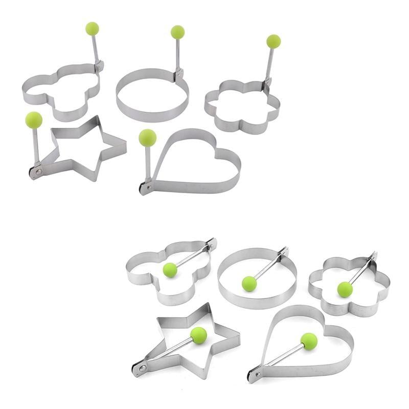 🔥Last Day Sale 49%🔥Stainless Steel Fried Egg Molds(5 Pcs)