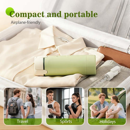 ✈️ 4‑in‑1 Leakproof Travel Bottles, 360° Rotary Toiletry Organizer 🧴