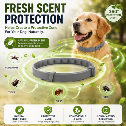 🔥 55% OFF TODAY 🐾 Fresh Scent Pet Collar For Dogs & Cats