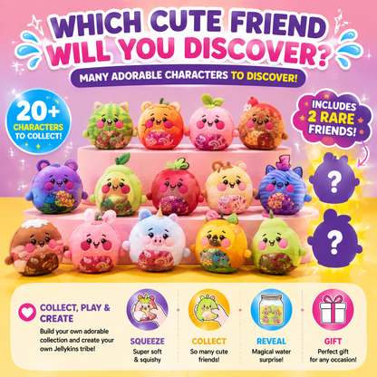 🎁 Magic Surprise Plush Jar 2026 – Cute Hidden Collectible Toy Gift For Kids