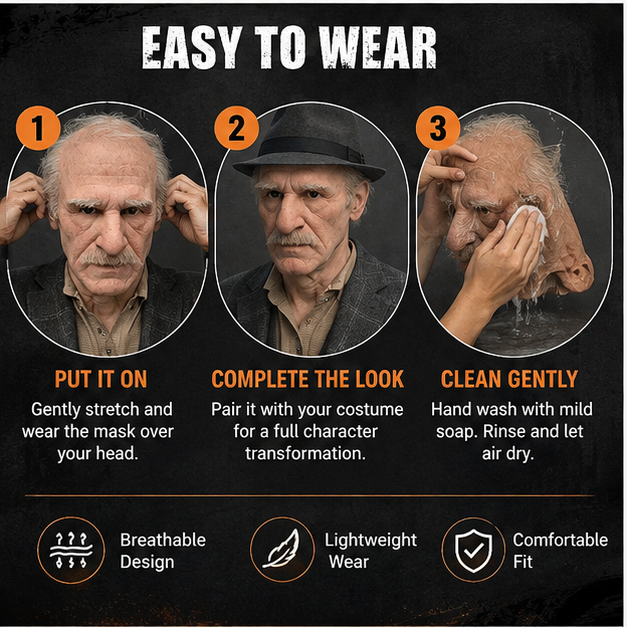 Halloween Pre Promtion 49% OFF💥New Style Mask Headgear(Buy 2 Free Shipping)