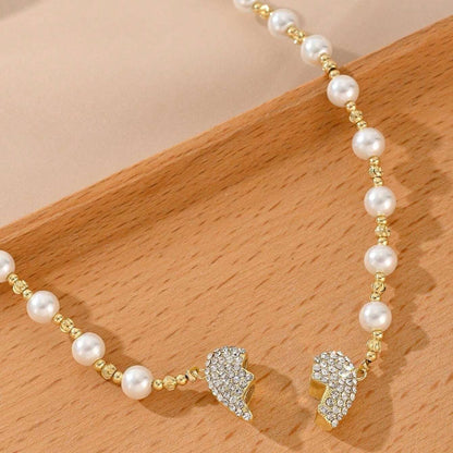 New Magnetic Pearl Heart Necklace🥰