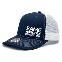 navy blue white