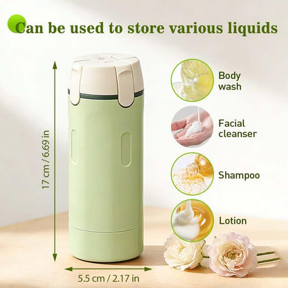 ✈️ 4‑in‑1 Leakproof Travel Bottles, 360° Rotary Toiletry Organizer 🧴