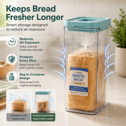 🍞 Bread Storage Container Set | Keep Bread Fresh & Protected