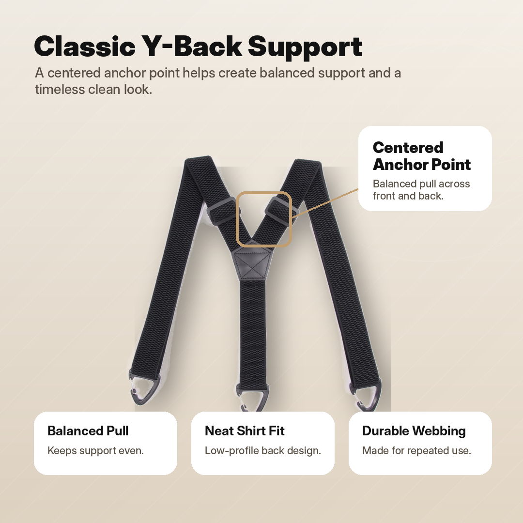 ⏰Men's X-Back Suspenders with Hook Clips