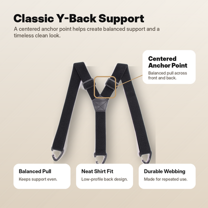 ⏰Men's X-Back Suspenders with Hook Clips