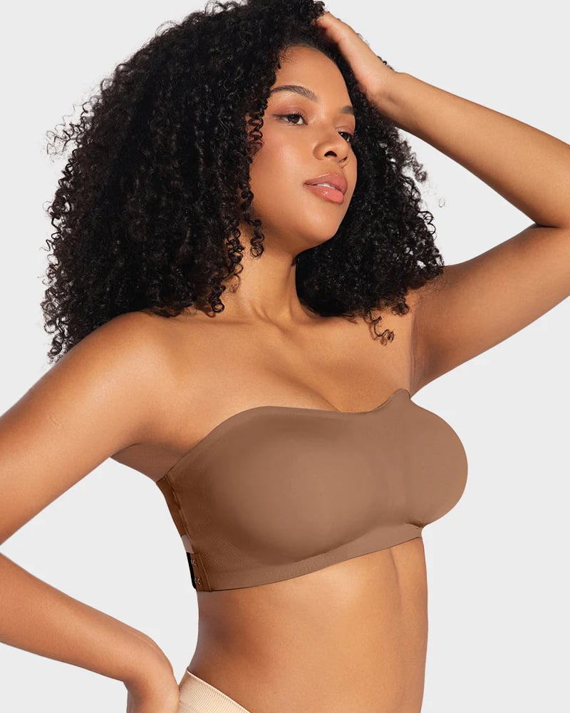 ⏰Buy 1 Get 1 Free💕Non-Slip Crossover Side Hook Bandeau Bra
