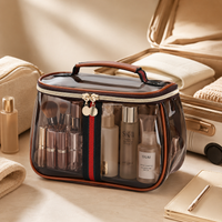 Transparent apple-shaped bag in brown