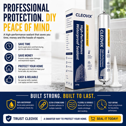 💧 High-Performance Waterproof Sealant – Seal Leaks, Gaps & Joints with Ease
