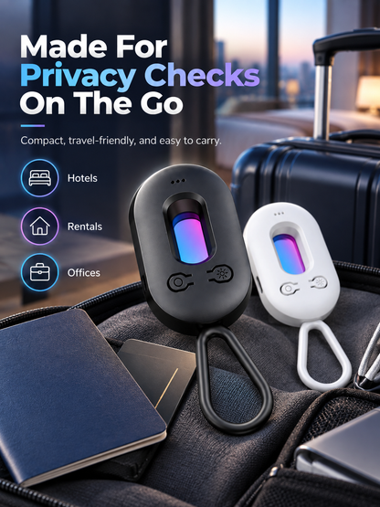 🕵️ Portable Hidden Camera Detector – Infrared Anti-Spy Privacy Scanner