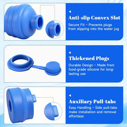 Leak-Proof Water Jug Caps (4 Pack) – Fits 3 & 5 Gallon Bottles