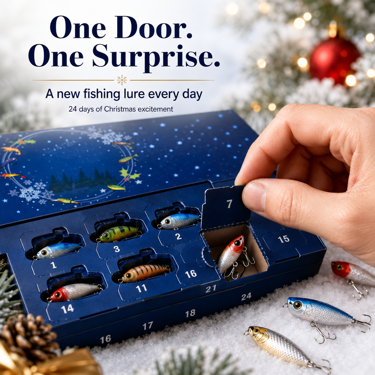 🎣 Christmas Countdown | 24-Day Fishing Lures Advent Calendar