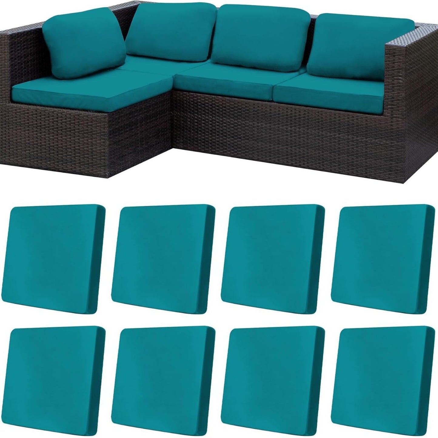 🪑 Stretch Sofa Cushion Covers Set (4 / 8 / 12 PCS)