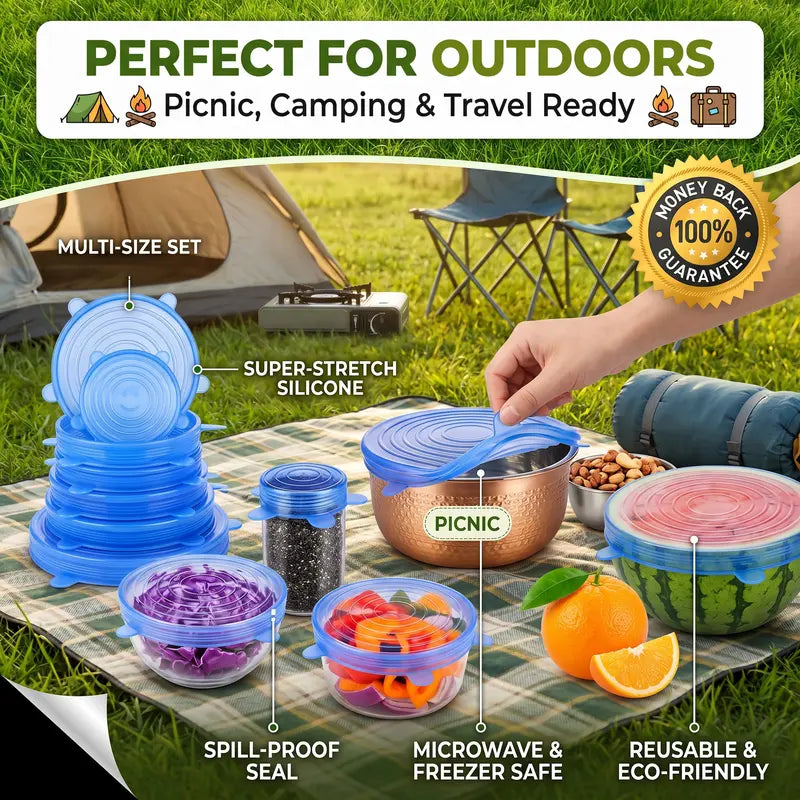 🥗✨Reusable Silicone Stretch Lids