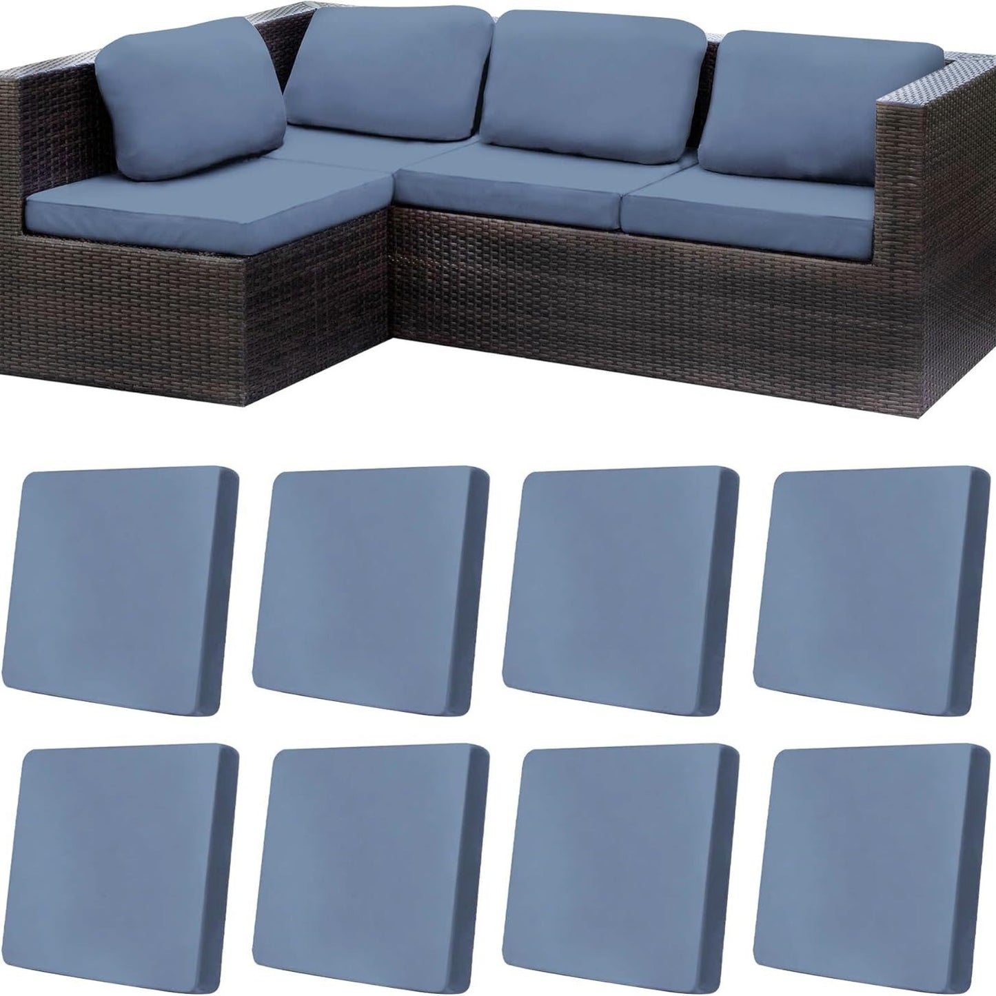 🪑 Stretch Sofa Cushion Covers Set (4 / 8 / 12 PCS)