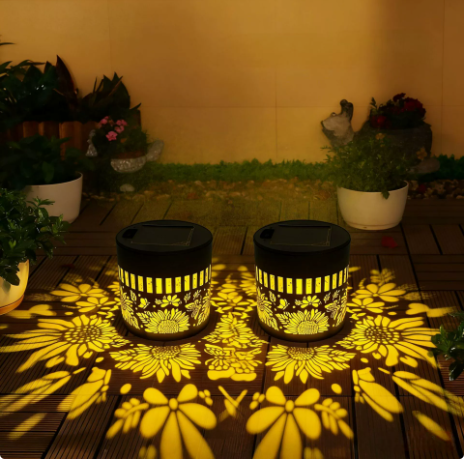 🌞 50% OFF🎁Solar Mandala Light – Stunning Pattern Projection, 2-in-1 Floor & Wall Design & IP65 Waterproof Auto On/Off 🌿