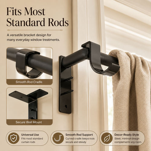 ⚡️Hot Selling🛠️ Universal Curtain Rod Hooks