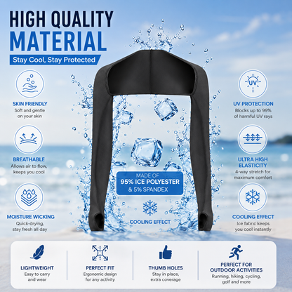 ❄️Finger-hole UV-protective cooling sleeves