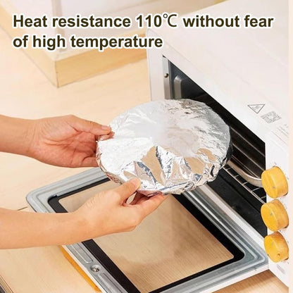 Aluminum Foil Food Cover – Lock In Heat, Lock In Freshness（50PCS)